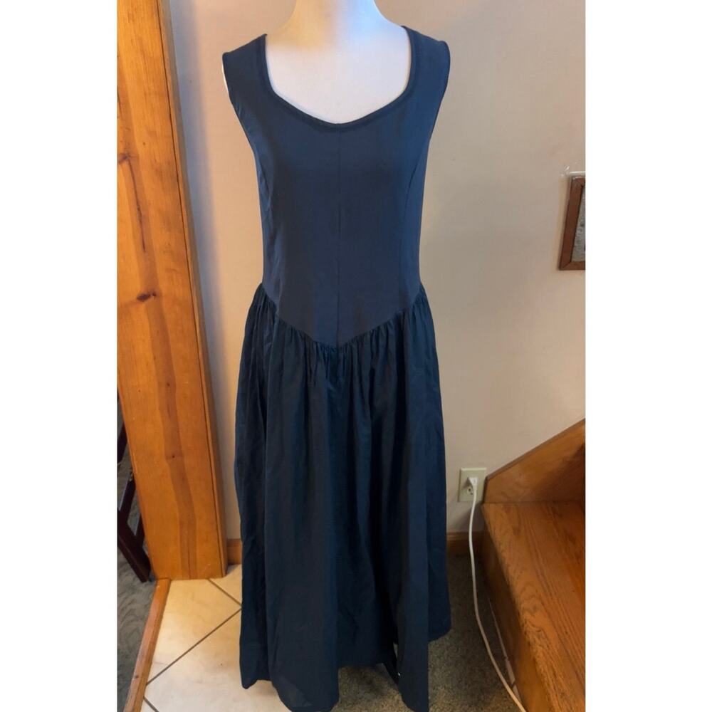 Isabella Bird long navy blue dress cottage core size 14